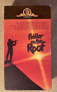 Fiddler on the Roof VHS 2 Tape Set 1971, 1988 Release